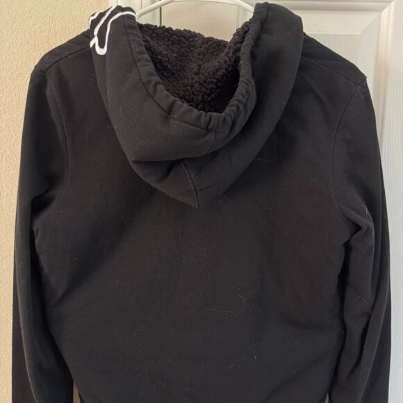 FOX Black Zip-up Jacket - Picture 3 of 5